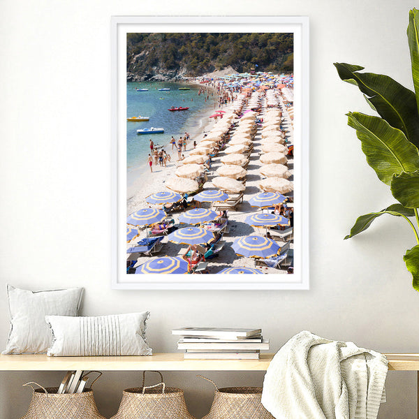 Shop Elba Beach I Photo Art Print a coastal themed photography wall art print from The Print Emporium wall artwork collection - Buy Australian made fine art poster and framed prints for the home and your interior decor, TPE-1276-AP
