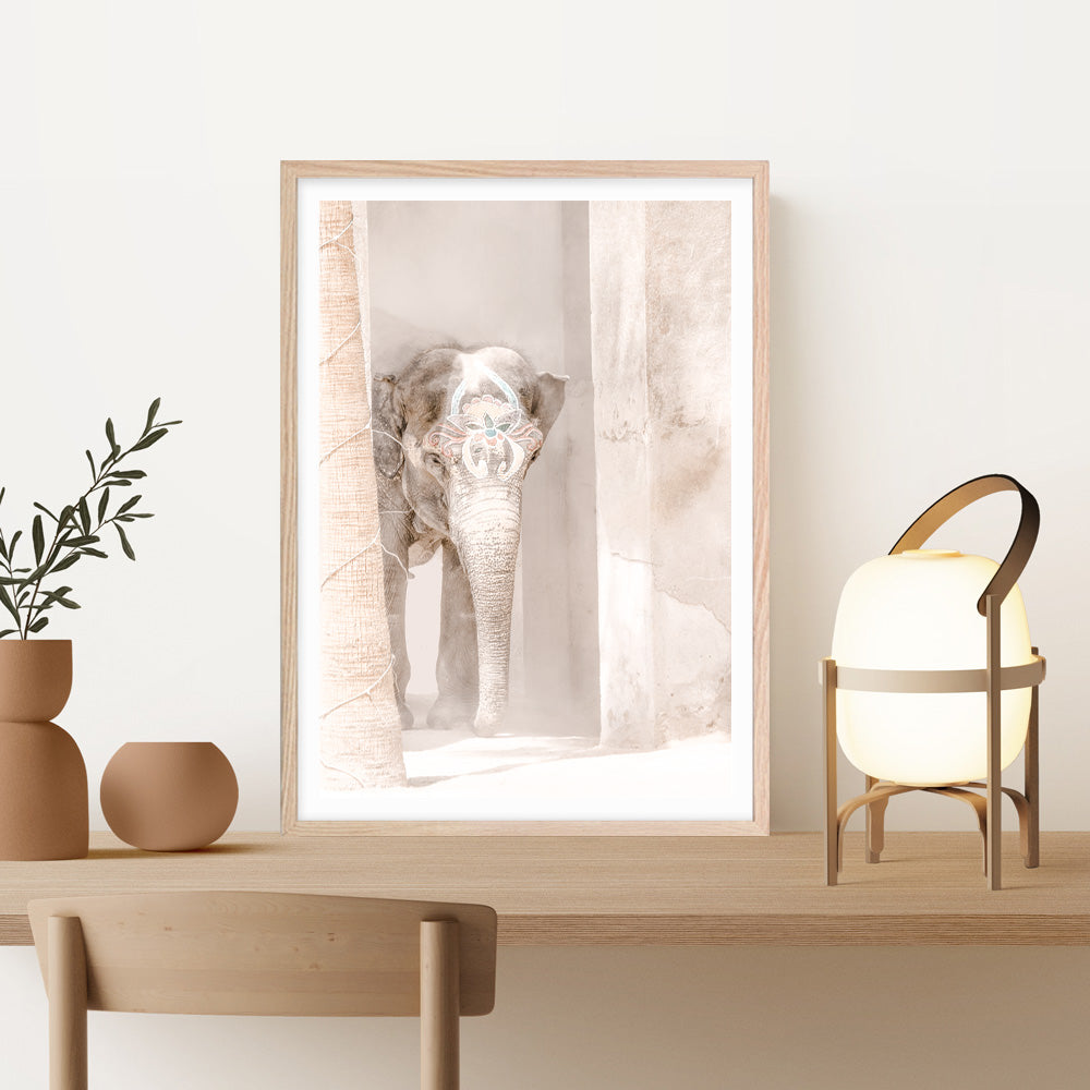 Shop Elephant Steps Photo Art Print a Moroccan desert boho themed photography wall art print from The Print Emporium wall artwork collection - Buy Australian made fine art poster and framed prints for the home and your interior decor room, TPE-1126-AP