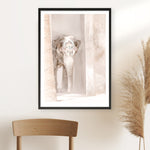 Shop Elephant Steps Photo Art Print a Moroccan desert boho themed photography wall art print from The Print Emporium wall artwork collection - Buy Australian made fine art poster and framed prints for the home and your interior decor room, TPE-1126-AP