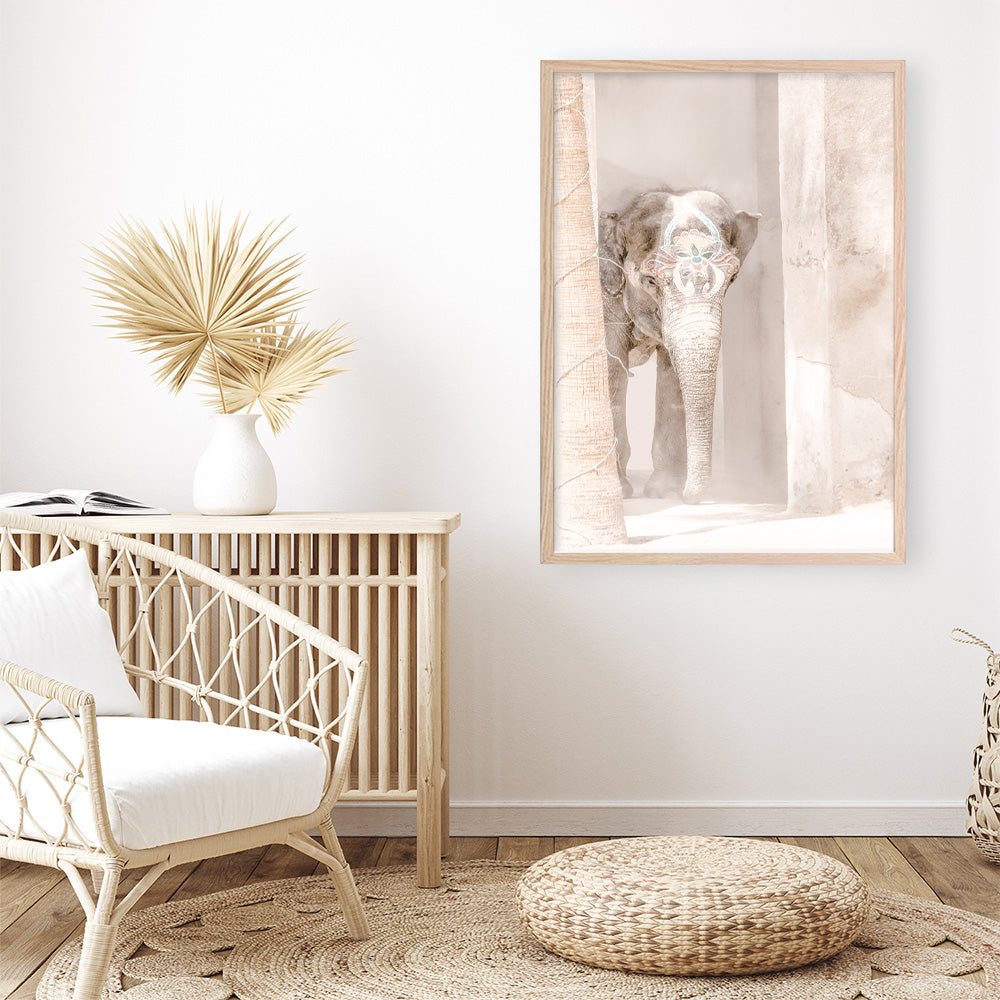 Shop Elephant Steps Photo Art Print a Moroccan desert boho themed photography wall art print from The Print Emporium wall artwork collection - Buy Australian made fine art poster and framed prints for the home and your interior decor room, TPE-1126-AP