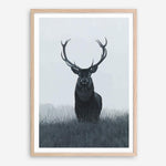 Shop Elk Art Print a blue toned animal deer style themed painted wall art print from The Print Emporium wall artwork collection - Buy Australian made fine art painting style poster and framed prints for the home and your interior decor room, TPE-042-AP