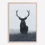 Shop Elk Art Print a blue toned animal deer style themed painted wall art print from The Print Emporium wall artwork collection - Buy Australian made fine art painting style poster and framed prints for the home and your interior decor room, TPE-042-AP