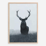 Shop Elk Art Print a blue toned animal deer style themed painted wall art print from The Print Emporium wall artwork collection - Buy Australian made fine art painting style poster and framed prints for the home and your interior decor room, TPE-042-AP