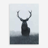 Shop Elk Art Print a blue toned animal deer style themed painted wall art print from The Print Emporium wall artwork collection - Buy Australian made fine art painting style poster and framed prints for the home and your interior decor room, TPE-042-AP