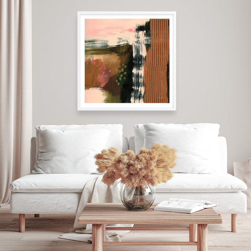 Shop Embankment (Square) Art Print a painted abstract themed wall art print from The Print Emporium wall artwork collection - Buy Australian made fine art painting style poster and framed prints for the home and your interior decor room, TPE-WA-73357-AP