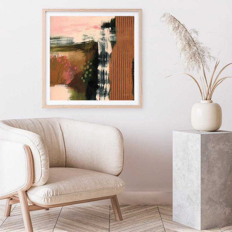 Shop Embankment (Square) Art Print a painted abstract themed wall art print from The Print Emporium wall artwork collection - Buy Australian made fine art painting style poster and framed prints for the home and your interior decor room, TPE-WA-73357-AP