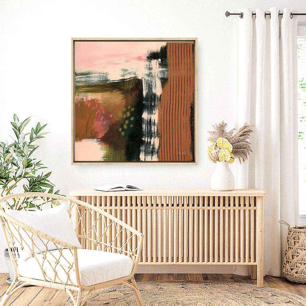 Shop Embankment (Square) Canvas Print a painted abstract themed framed canvas wall art print from The Print Emporium artwork collection - Buy Australian made fine art painting style stretched canvas prints for the home and your interior decor space, TPE-WA-73357-CA-40X40-NF