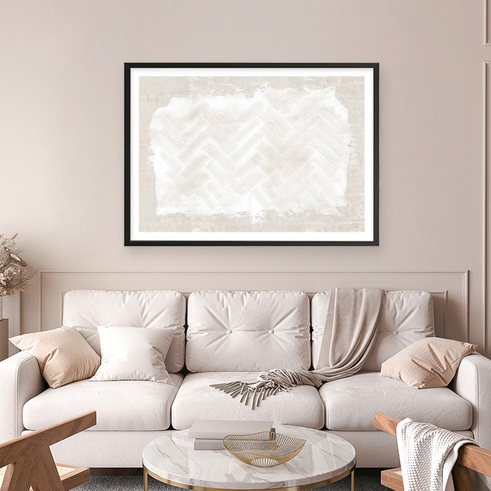Shop Embossed I Art Print a painted abstract themed wall art print from The Print Emporium wall artwork collection - Buy Australian made fine art painting style poster and framed prints for the home and your interior decor room, TPE-PC-EW828-AP
