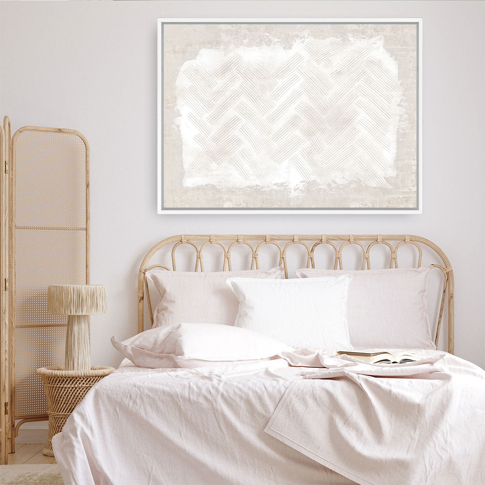 Shop Embossed I Canvas Print a painted abstract themed framed canvas wall art print from The Print Emporium artwork collection - Buy Australian made fine art painting style stretched canvas prints for the home and your interior decor space, TPE-PC-EW828-CA-35X46-NF