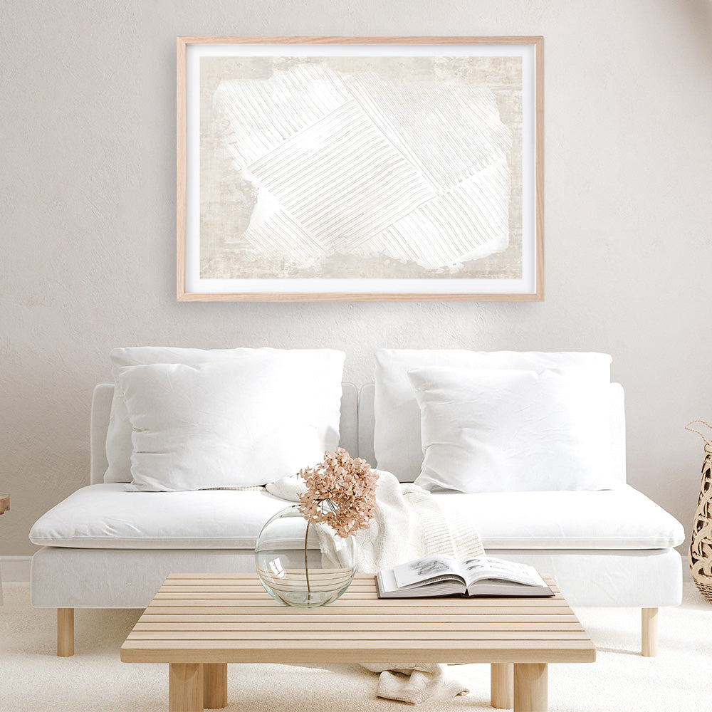 Shop Embossed II Art Print a painted abstract themed wall art print from The Print Emporium wall artwork collection - Buy Australian made fine art painting style poster and framed prints for the home and your interior decor room, TPE-PC-EW829-AP