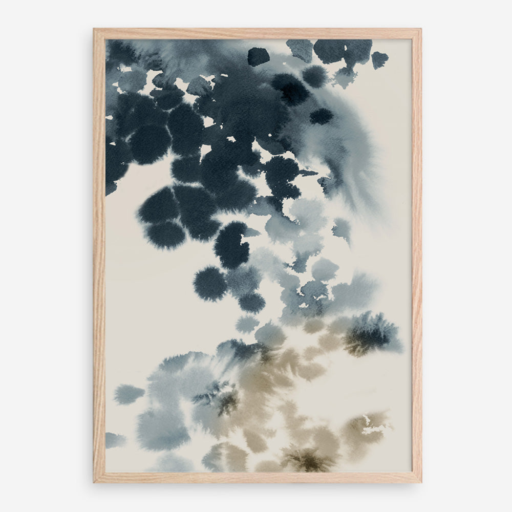 Shop Emerald Azure I Art Print a painted abstract themed wall art print from The Print Emporium wall artwork collection - Buy Australian made fine art painting style poster and framed prints for the home and your interior decor room, TPE-PC-PI580-AP