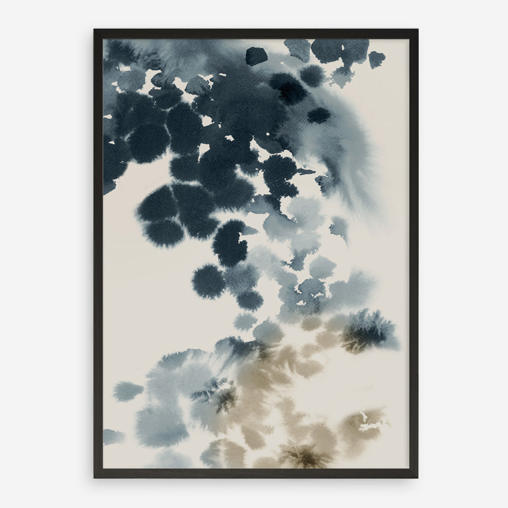 Shop Emerald Azure I Art Print a painted abstract themed wall art print from The Print Emporium wall artwork collection - Buy Australian made fine art painting style poster and framed prints for the home and your interior decor room, TPE-PC-PI580-AP