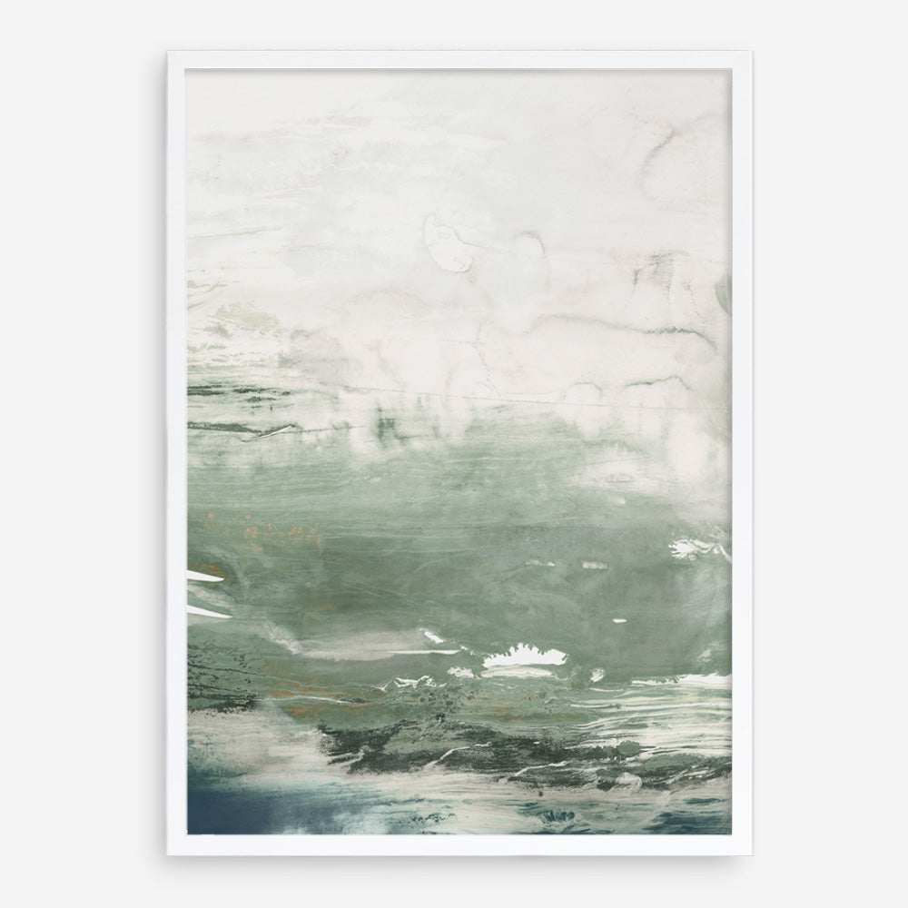 Shop Emerald Daze I Art Print a painted abstract themed wall art print from The Print Emporium wall artwork collection - Buy Australian made fine art painting style poster and framed prints for the home and your interior decor room, TPE-PC-PM041-AP