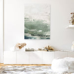 Shop Emerald Daze I Canvas Print a painted abstract themed framed canvas wall art print from The Print Emporium artwork collection - Buy Australian made fine art painting style stretched canvas prints for the home and your interior decor space, TPE-PC-PM041-CA-35X46-NF