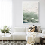 Shop Emerald Daze I Canvas Print a painted abstract themed framed canvas wall art print from The Print Emporium artwork collection - Buy Australian made fine art painting style stretched canvas prints for the home and your interior decor space, TPE-PC-PM041-CA-35X46-NF