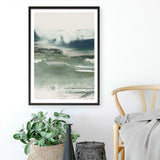 Shop Emerald Daze II Art Print a painted abstract themed wall art print from The Print Emporium wall artwork collection - Buy Australian made fine art painting style poster and framed prints for the home and your interior decor room, TPE-PC-PM042-AP