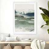 Shop Emerald Daze II Art Print a painted abstract themed wall art print from The Print Emporium wall artwork collection - Buy Australian made fine art painting style poster and framed prints for the home and your interior decor room, TPE-PC-PM042-AP