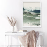 Shop Emerald Daze II Art Print a painted abstract themed wall art print from The Print Emporium wall artwork collection - Buy Australian made fine art painting style poster and framed prints for the home and your interior decor room, TPE-PC-PM042-AP