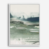 Shop Emerald Daze II Canvas Print a painted abstract themed framed canvas wall art print from The Print Emporium artwork collection - Buy Australian made fine art painting style stretched canvas prints for the home and your interior decor space, TPE-PC-PM042-CA-35X46-NF