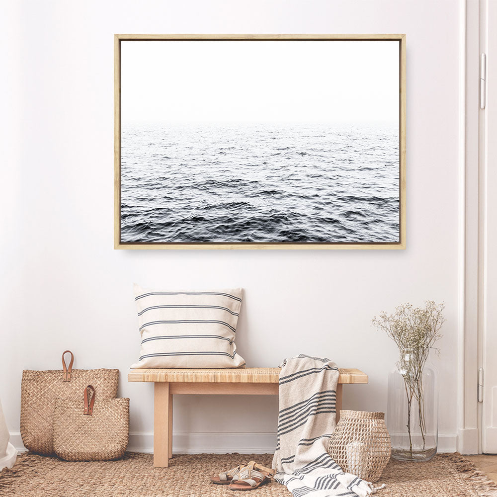 Shop Endless Ocean I Photo Canvas Print a coastal themed photography framed stretched canvas print from The Print Emporium wall artwork collection - Buy Australian made prints for the home and your interior decor space, TPE-516-CA-35X46-NF