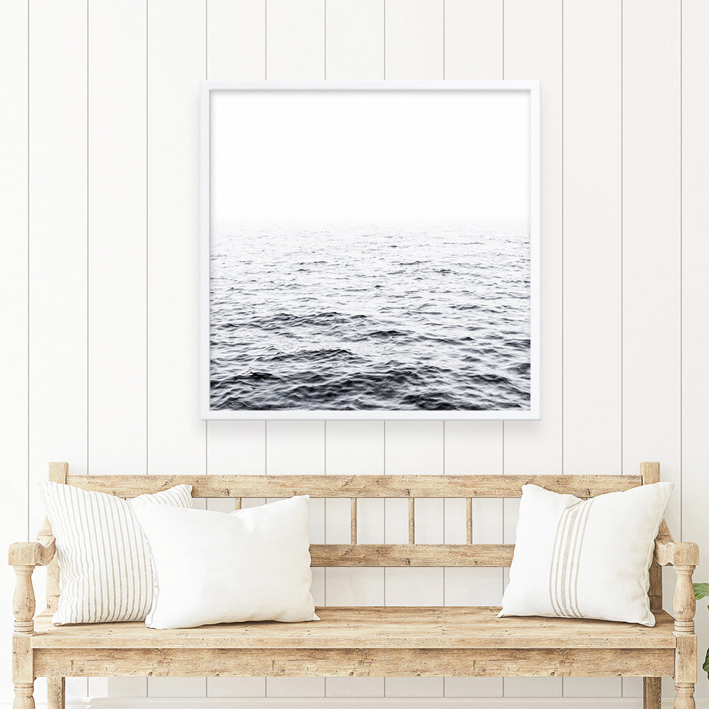 Shop Endless Ocean I (Square) Photo Art Print a coastal themed photography wall art print from The Print Emporium wall artwork collection - Buy Australian made fine art poster and framed prints for the home and your interior decor, TPE-594-AP