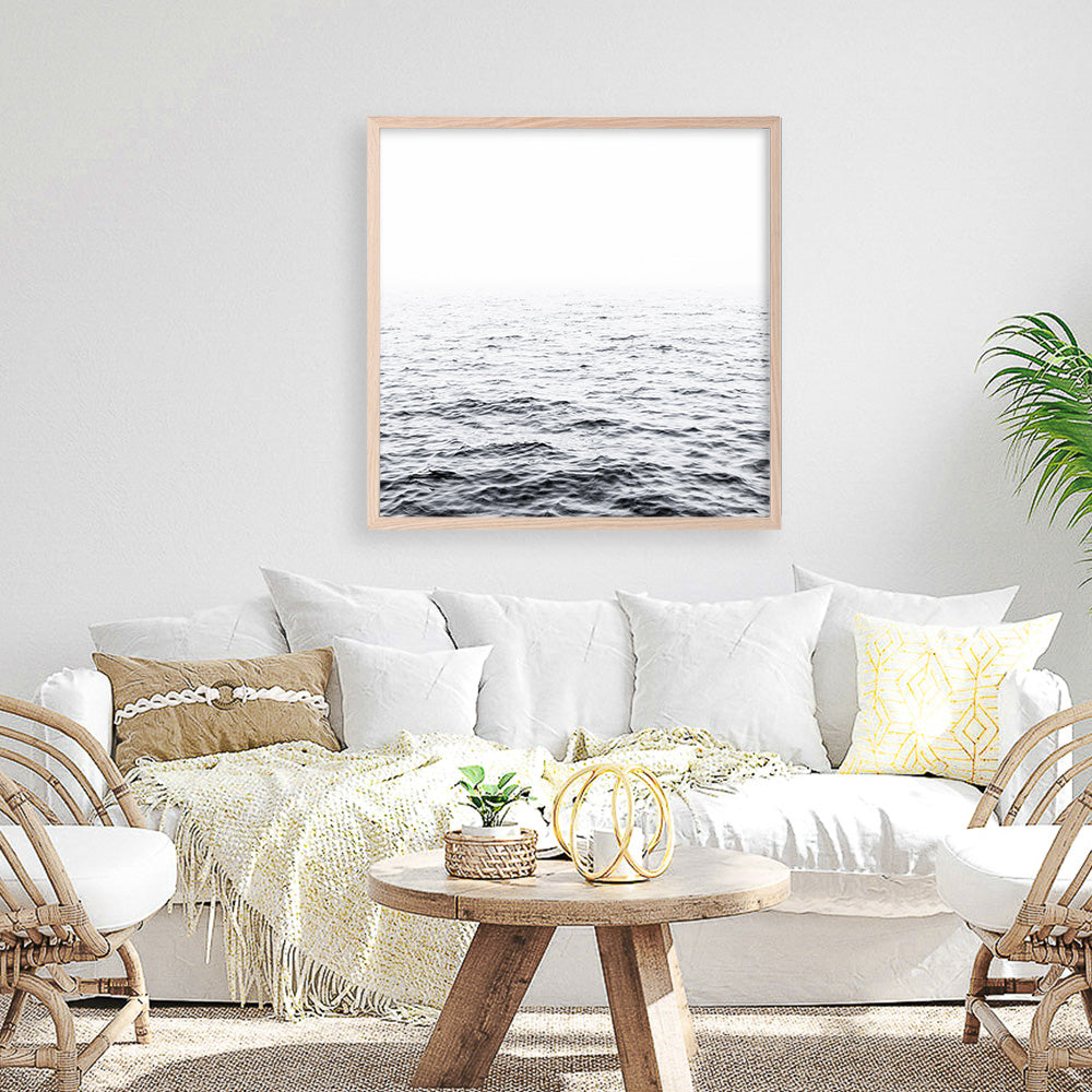 Shop Endless Ocean I (Square) Photo Art Print a coastal themed photography wall art print from The Print Emporium wall artwork collection - Buy Australian made fine art poster and framed prints for the home and your interior decor, TPE-594-AP