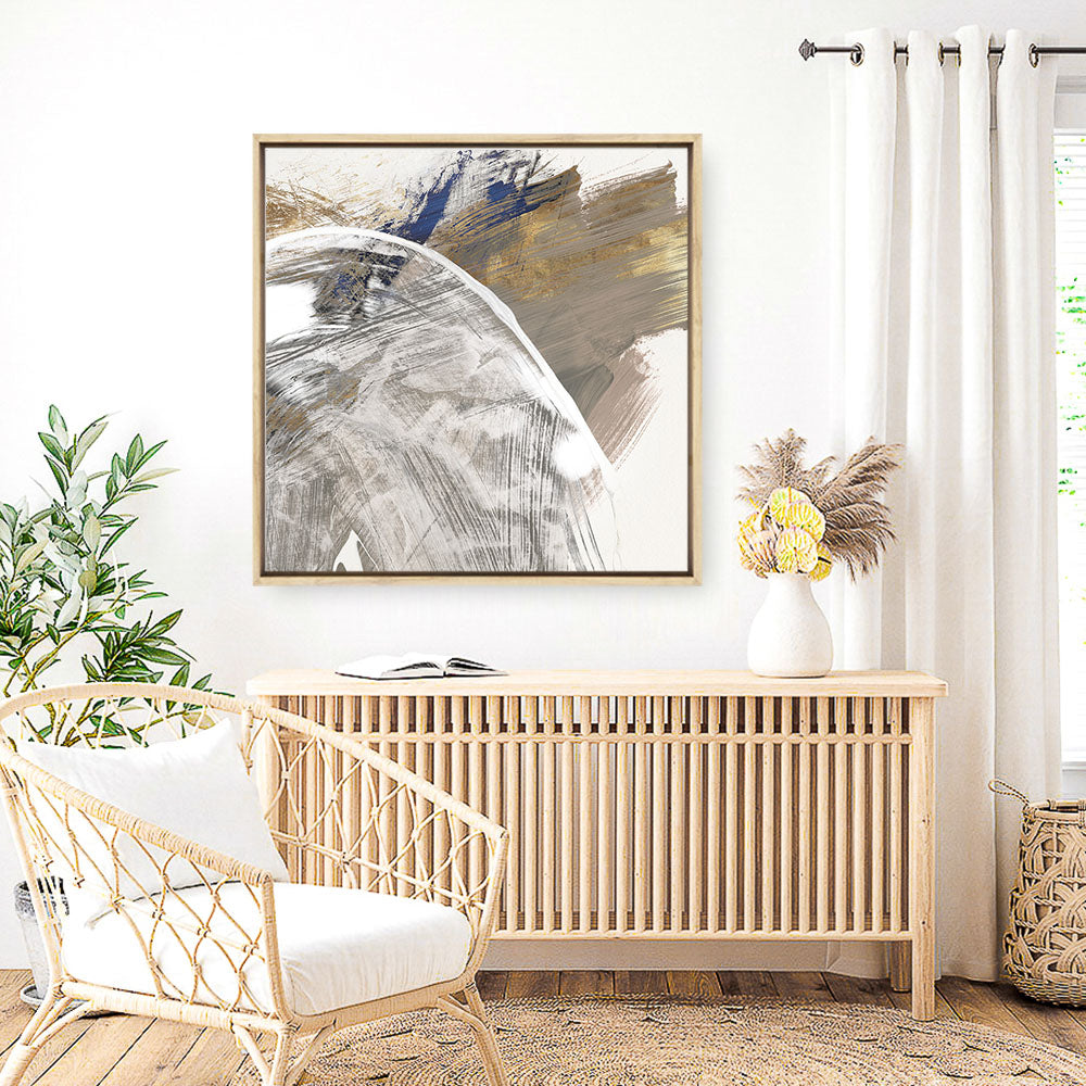 Shop Enlightenment I (Square) Canvas Print a painted abstract themed framed canvas wall art print from The Print Emporium artwork collection - Buy Australian made fine art painting style stretched canvas prints for the home and your interior decor space, TPE-PC-PI175-CA-40X40-NF