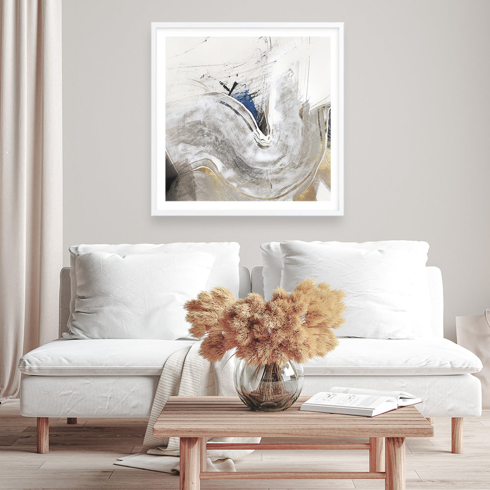 Shop Enlightenment II (Square) Art Print a painted abstract themed wall art print from The Print Emporium wall artwork collection - Buy Australian made fine art painting style poster and framed prints for the home and your interior decor room, TPE-PC-PI176-AP