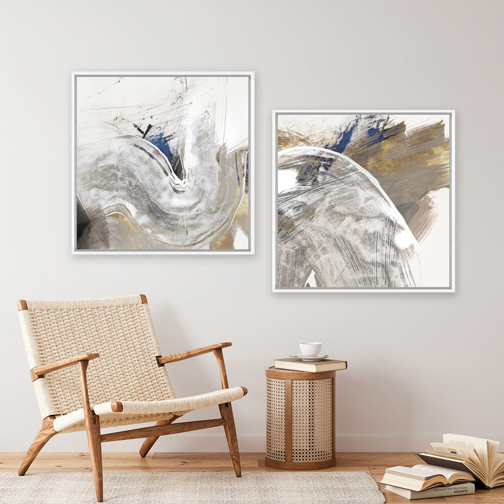 Shop Enlightenment II (Square) Canvas Print a painted abstract themed framed canvas wall art print from The Print Emporium artwork collection - Buy Australian made fine art painting style stretched canvas prints for the home and your interior decor space, TPE-PC-PI176-CA-40X40-NF