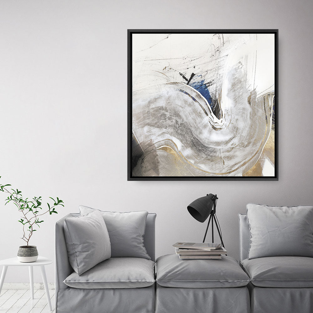 Shop Enlightenment II (Square) Canvas Print a painted abstract themed framed canvas wall art print from The Print Emporium artwork collection - Buy Australian made fine art painting style stretched canvas prints for the home and your interior decor space, TPE-PC-PI176-CA-40X40-NF