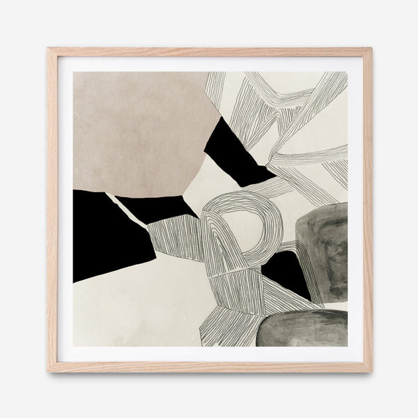 Shop Entangled I (Square) Art Print a painted abstract themed wall art print from The Print Emporium wall artwork collection - Buy Australian made fine art painting style poster and framed prints for the home and your interior decor room, TPE-PC-RF443-AP