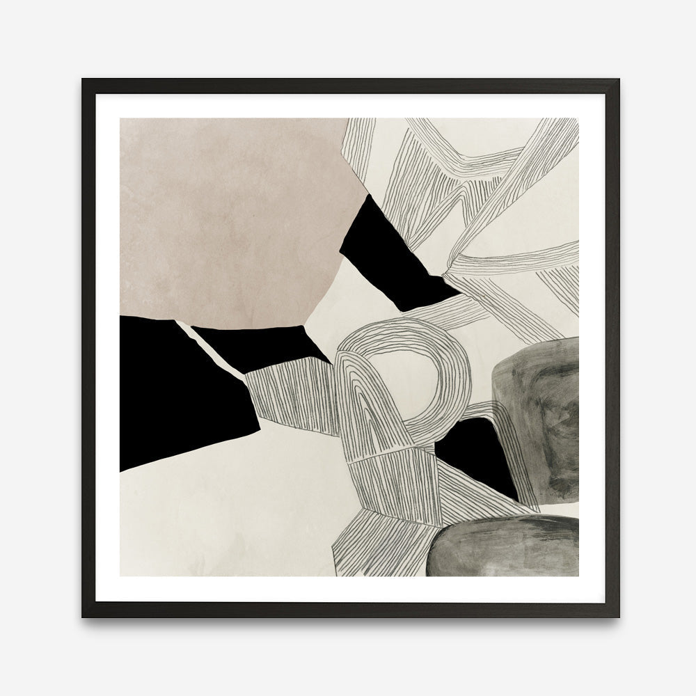 Shop Entangled I (Square) Art Print a painted abstract themed wall art print from The Print Emporium wall artwork collection - Buy Australian made fine art painting style poster and framed prints for the home and your interior decor room, TPE-PC-RF443-AP