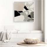 Shop Entangled I (Square) Canvas Print a painted abstract themed framed canvas wall art print from The Print Emporium artwork collection - Buy Australian made fine art painting style stretched canvas prints for the home and your interior decor space, TPE-PC-RF443-CA-40X40-NF