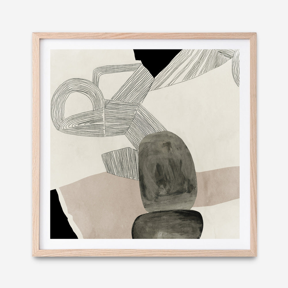 Shop Entangled II (Square) Art Print a painted abstract themed wall art print from The Print Emporium wall artwork collection - Buy Australian made fine art painting style poster and framed prints for the home and your interior decor room, TPE-PC-RF444-AP