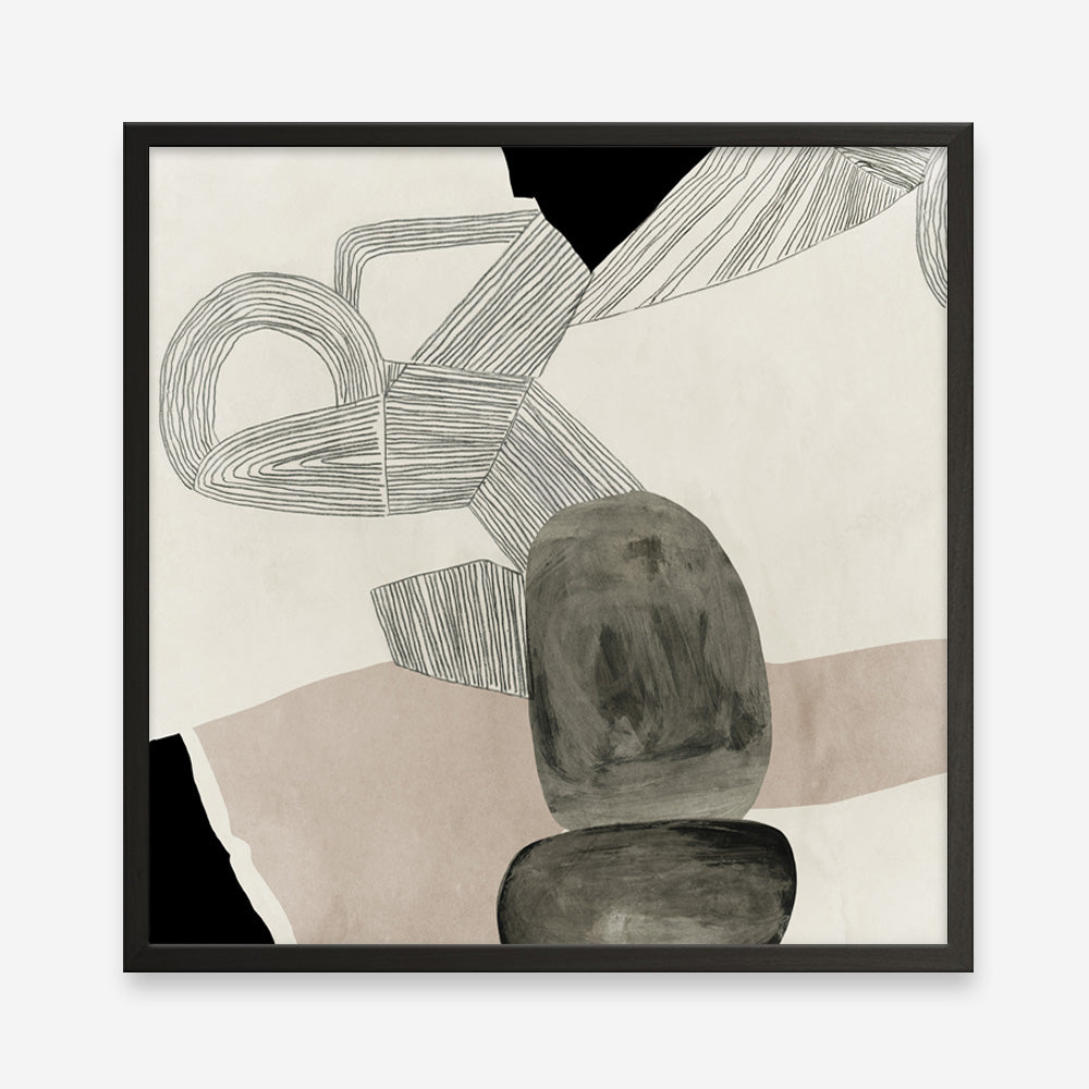 Shop Entangled II (Square) Art Print a painted abstract themed wall art print from The Print Emporium wall artwork collection - Buy Australian made fine art painting style poster and framed prints for the home and your interior decor room, TPE-PC-RF444-AP