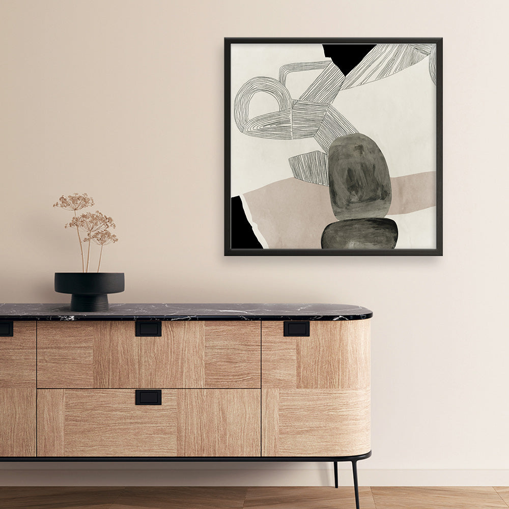 Shop Entangled II (Square) Art Print a painted abstract themed wall art print from The Print Emporium wall artwork collection - Buy Australian made fine art painting style poster and framed prints for the home and your interior decor room, TPE-PC-RF444-AP