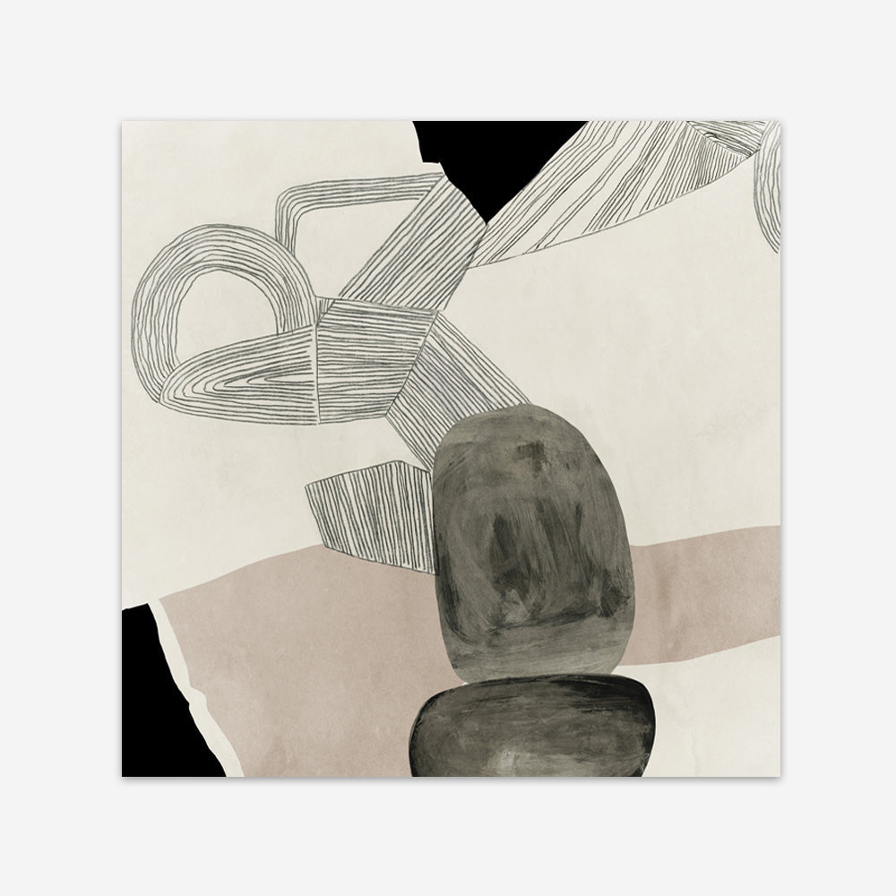 Shop Entangled II (Square) Art Print a painted abstract themed wall art print from The Print Emporium wall artwork collection - Buy Australian made fine art painting style poster and framed prints for the home and your interior decor room, TPE-PC-RF444-AP