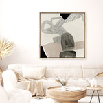 Shop Entangled II (Square) Canvas Print a painted abstract themed framed canvas wall art print from The Print Emporium artwork collection - Buy Australian made fine art painting style stretched canvas prints for the home and your interior decor space, TPE-PC-RF444-CA-40X40-NF