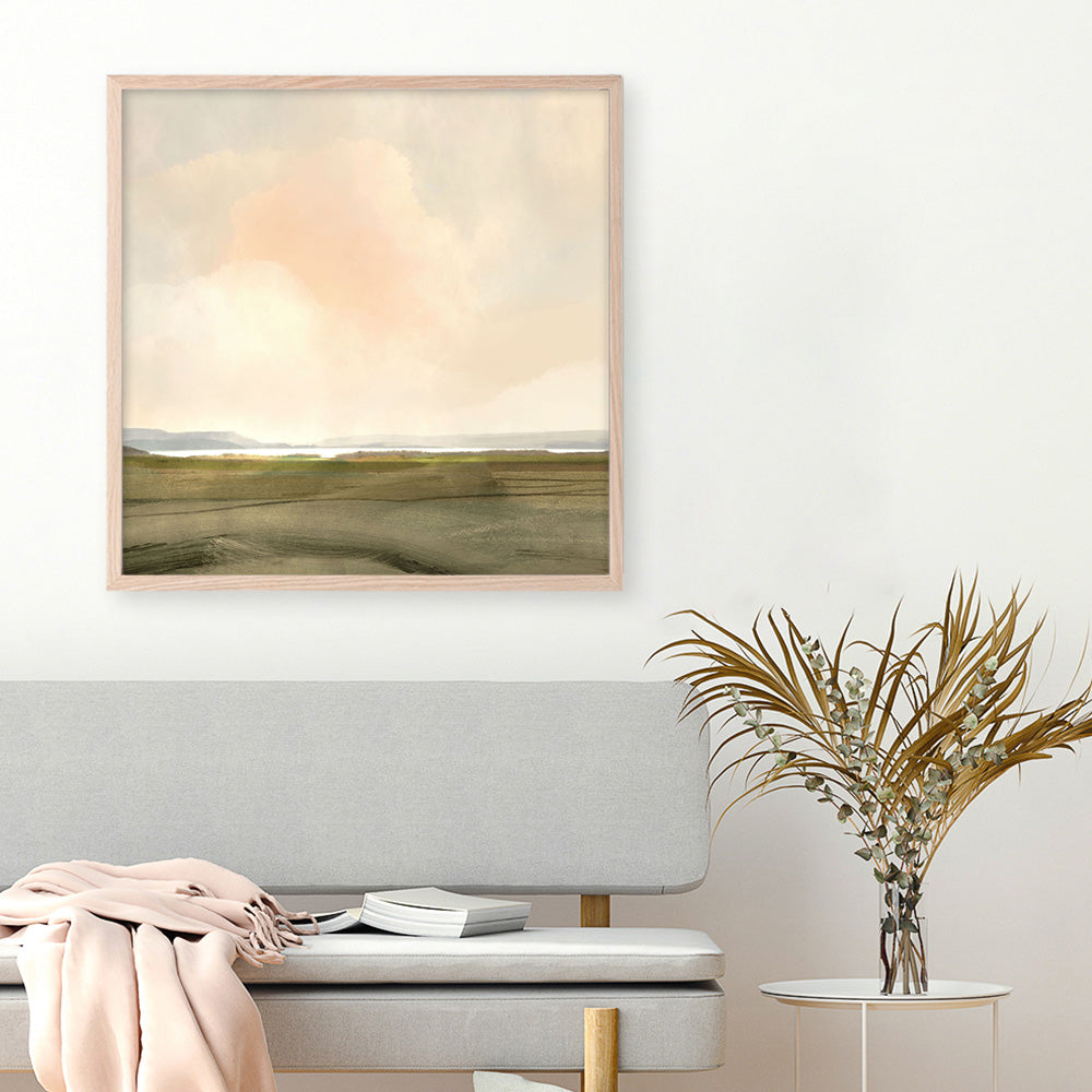 Shop Estuary Dream (Square) Art Print a painted abstract themed wall art print from The Print Emporium wall artwork collection - Buy Australian made fine art painting style poster and framed prints for the home and your interior decor room, TPE-DH-206-AP