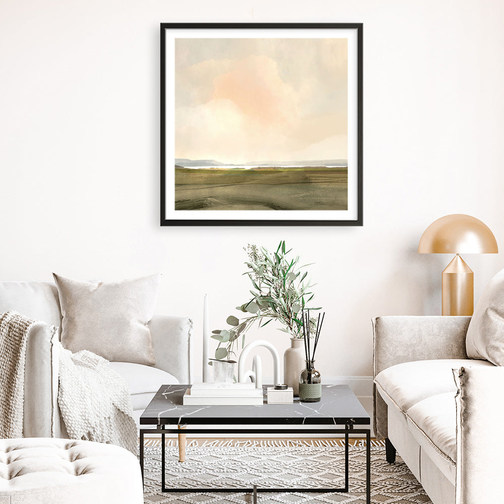 Shop Estuary Dream (Square) Art Print a painted abstract themed wall art print from The Print Emporium wall artwork collection - Buy Australian made fine art painting style poster and framed prints for the home and your interior decor room, TPE-DH-206-AP