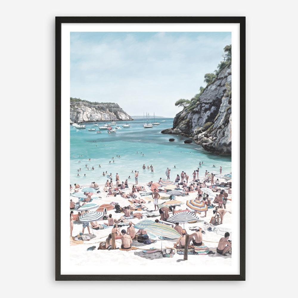 Shop European Cove Art Print a coastal themed painted wall art print from The Print Emporium wall artwork collection - Buy Australian made fine art painting style poster and framed prints for the home and your interior decor room, TPE-022-AP