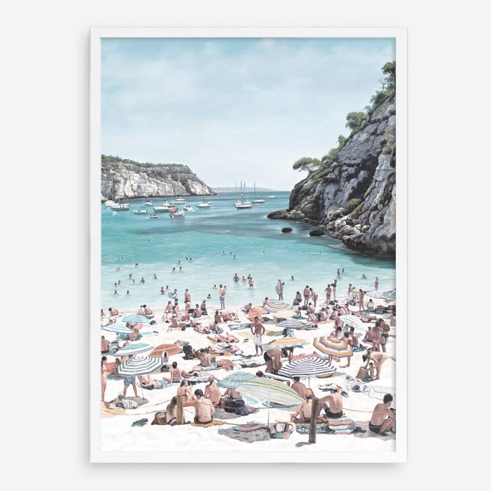 Shop European Cove Art Print a coastal themed painted wall art print from The Print Emporium wall artwork collection - Buy Australian made fine art painting style poster and framed prints for the home and your interior decor room, TPE-022-AP