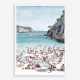 Shop European Cove Art Print a coastal themed painted wall art print from The Print Emporium wall artwork collection - Buy Australian made fine art painting style poster and framed prints for the home and your interior decor room, TPE-022-AP