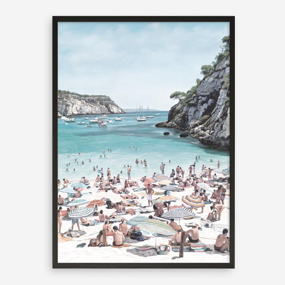 Shop European Cove Art Print a coastal themed painted wall art print from The Print Emporium wall artwork collection - Buy Australian made fine art painting style poster and framed prints for the home and your interior decor room, TPE-022-AP