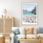 Shop European Cove Art Print a coastal themed painted wall art print from The Print Emporium wall artwork collection - Buy Australian made fine art painting style poster and framed prints for the home and your interior decor room, TPE-022-AP