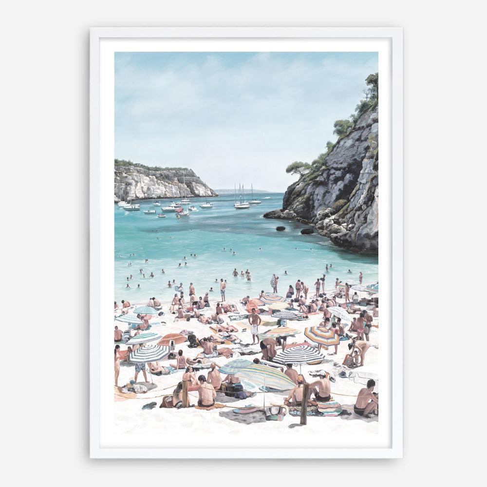 Shop European Cove Art Print a coastal themed painted wall art print from The Print Emporium wall artwork collection - Buy Australian made fine art painting style poster and framed prints for the home and your interior decor room, TPE-022-AP