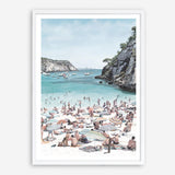 Shop European Cove Art Print a coastal themed painted wall art print from The Print Emporium wall artwork collection - Buy Australian made fine art painting style poster and framed prints for the home and your interior decor room, TPE-022-AP