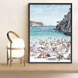 Shop European Cove Art Print a coastal themed painted wall art print from The Print Emporium wall artwork collection - Buy Australian made fine art painting style poster and framed prints for the home and your interior decor room, TPE-022-AP