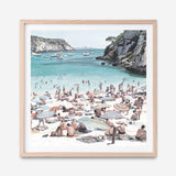 Shop European Cove (Square) Art Print a coastal themed painted wall art print from The Print Emporium wall artwork collection - Buy Australian made fine art painting style poster and framed prints for the home and your interior decor room, TPE-476-AP