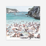 Shop European Cove (Square) Art Print a coastal themed painted wall art print from The Print Emporium wall artwork collection - Buy Australian made fine art painting style poster and framed prints for the home and your interior decor room, TPE-476-AP